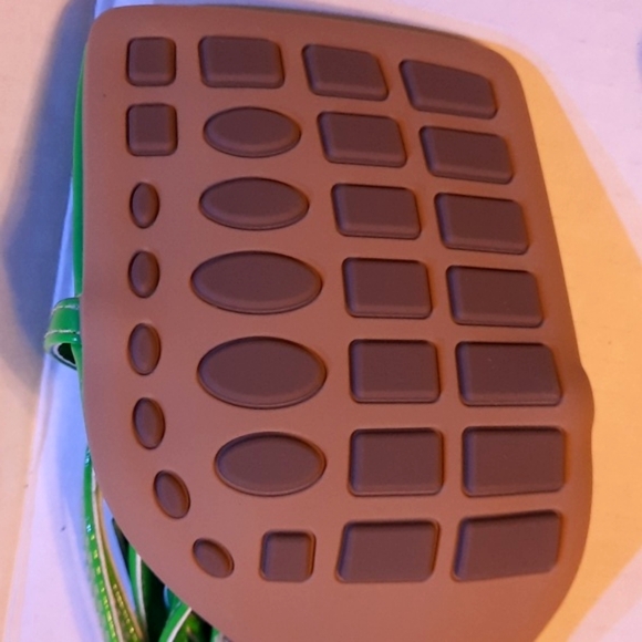 Couto Neon Green ankle buckle strap flip flop heels sz 5 1/2 - Picture 3 of 8